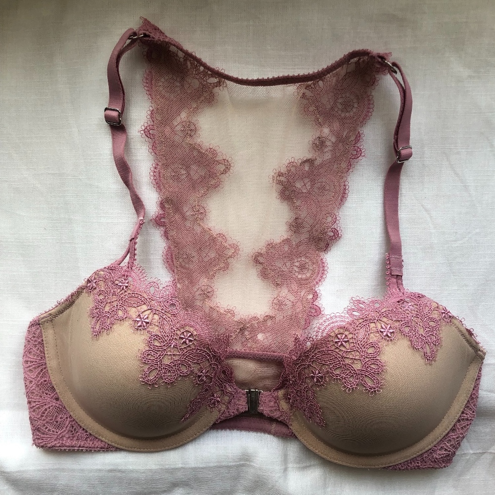 Victoria’s Secret Front-Close Racerback Demi Bra